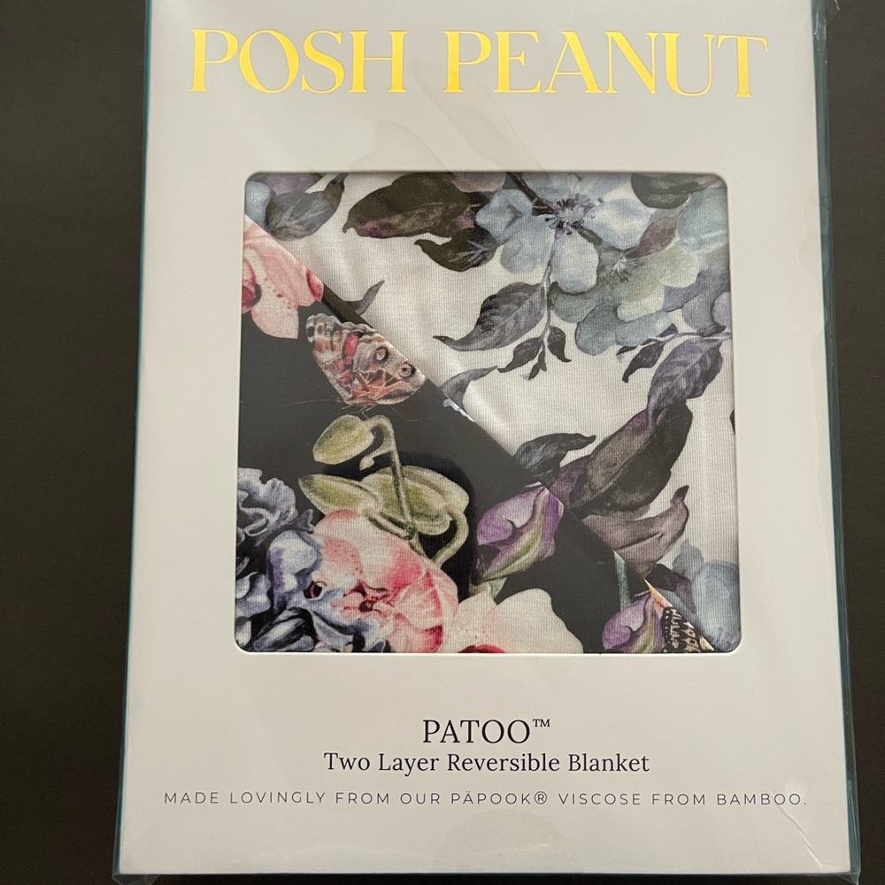 Posh Peanut Floral Reversible Blanket